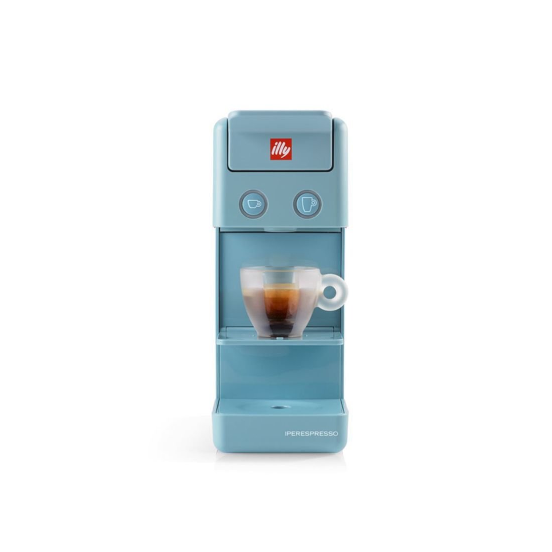 17086-y3-huge-teal.jpg Illy Iperespresso Y3.3 E+C Amalfi Light Blue+ 54 κάψουλες Classico & Intenso - Image 1